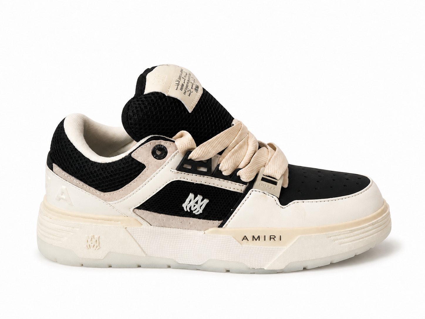 Amiri MA-1 Black White Sneakers