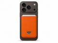 Prada Saffiano Leather Smartphone Card Holder - Orange
