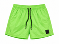 Armani Exchange Logo Patch Swim Shorts - Green