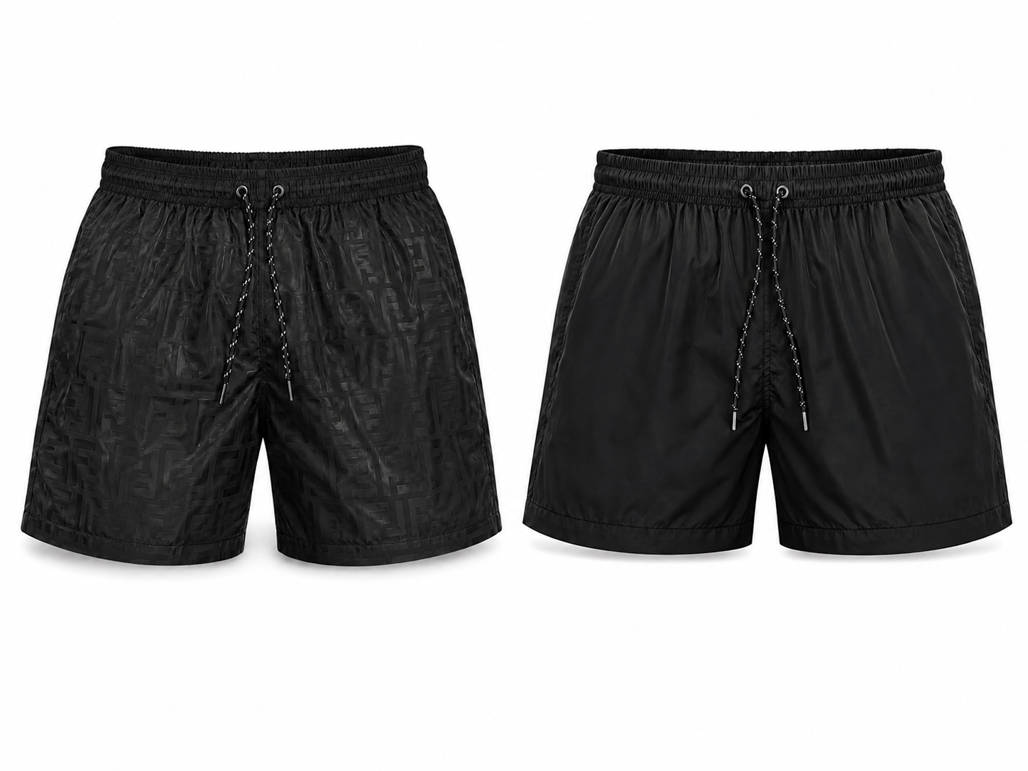 Fendi Water-Reactive Swim Shorts - Black