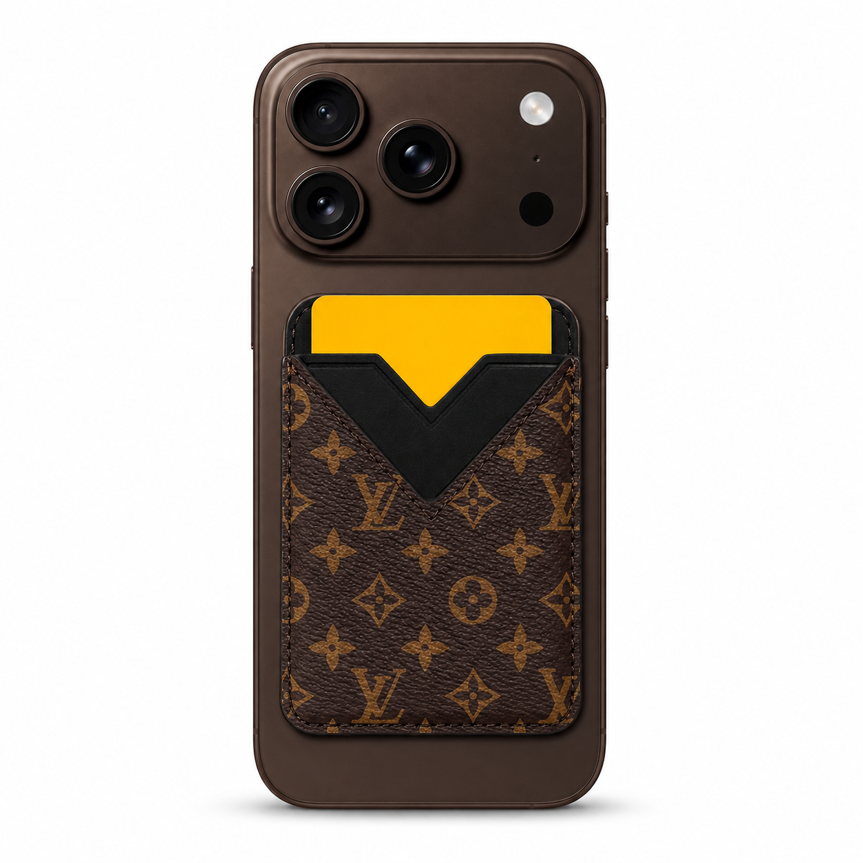 Louis Vuitton Monogram Phone Card Holder - Brown