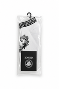 Versace Cotton Ribbed Socks - White / Black