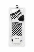Off-White Diag Outline Socks - White / Black