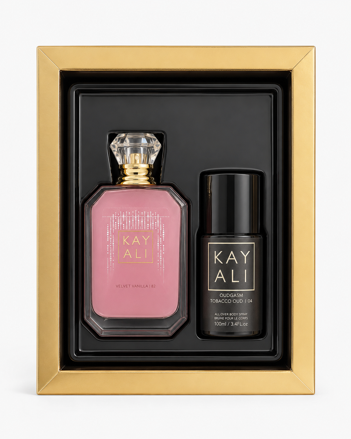 KAYALI Velvet Vanilla | 82 & Oudgasm Tobacco Oud | 04 Gift Set