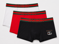 Gucci Logo Waistband Boxer Briefs 3-Pack - Black / Red / White