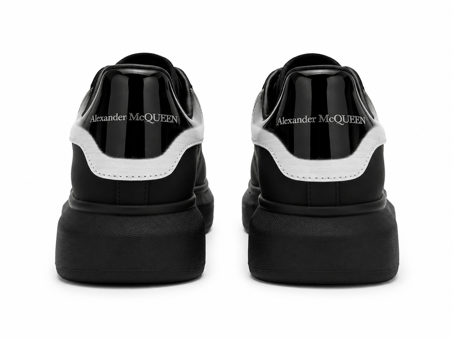 Alexander McQueen Oversized Sneakers Black White