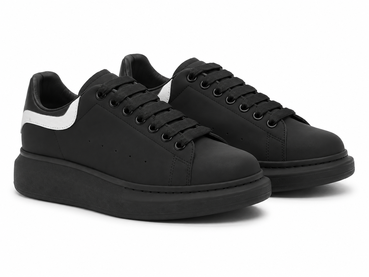 Alexander McQueen Oversized Sneakers Black White