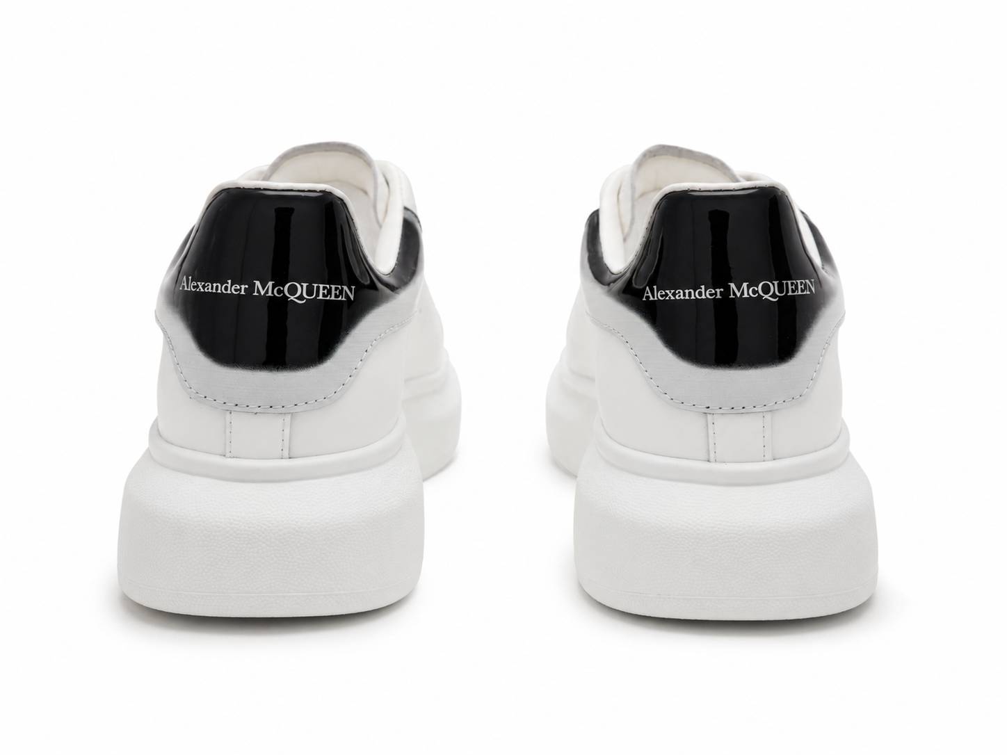 Alexander McQueen Oversized Sneakers White Black