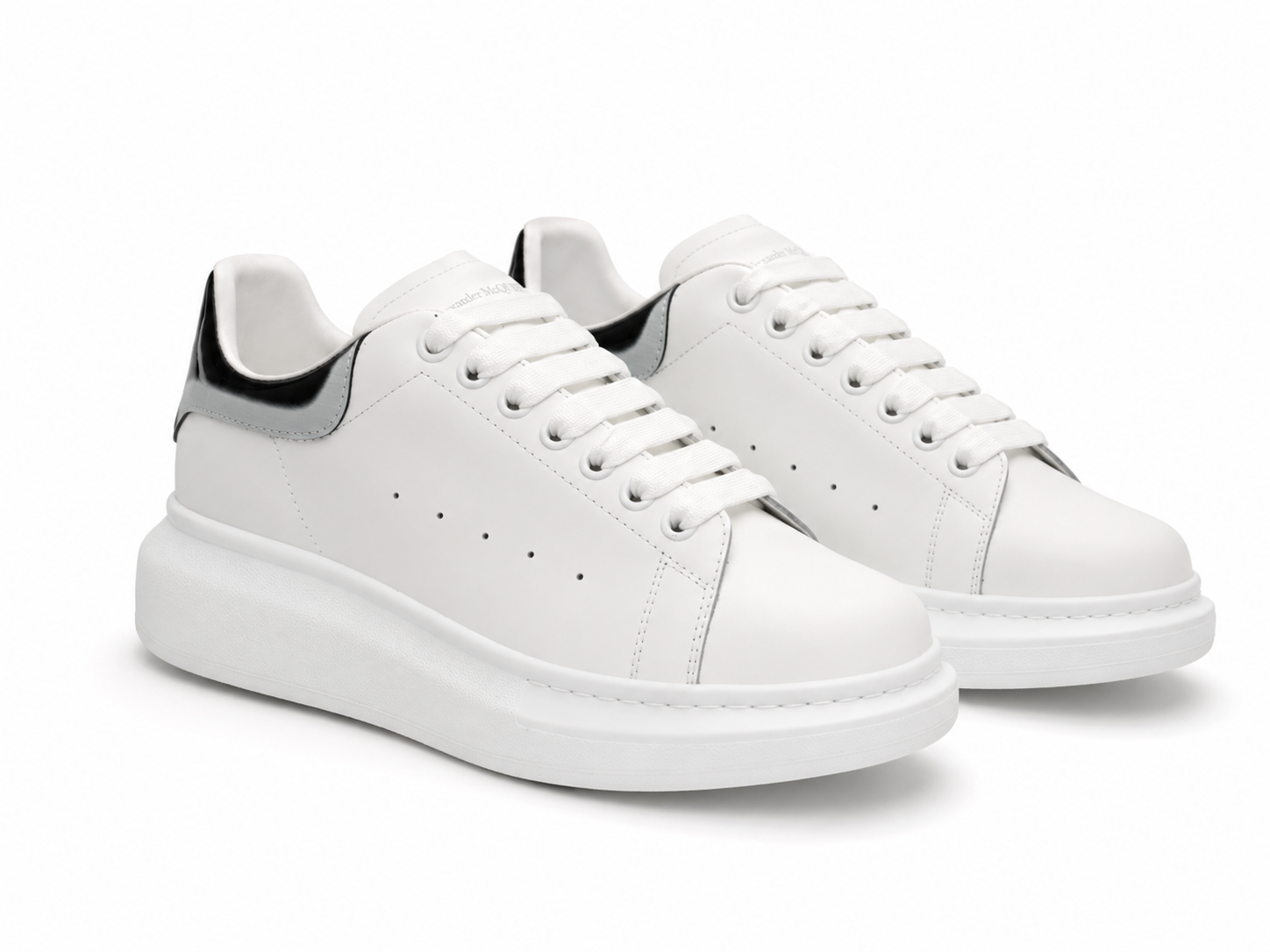 Alexander McQueen Oversized Sneakers White Black