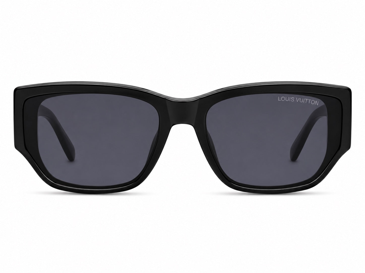Louis Vuitton LV Rectangle Sunglasses - Black / Gold