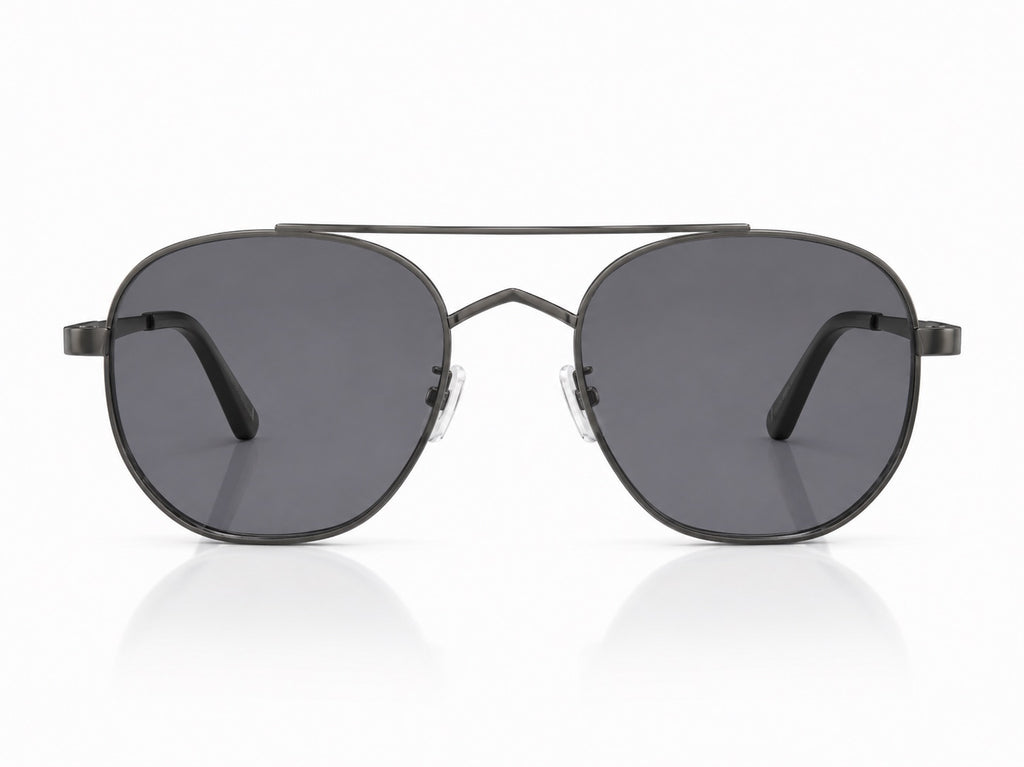 Gucci Aviator Sunglasses - Gunmetal / Grey