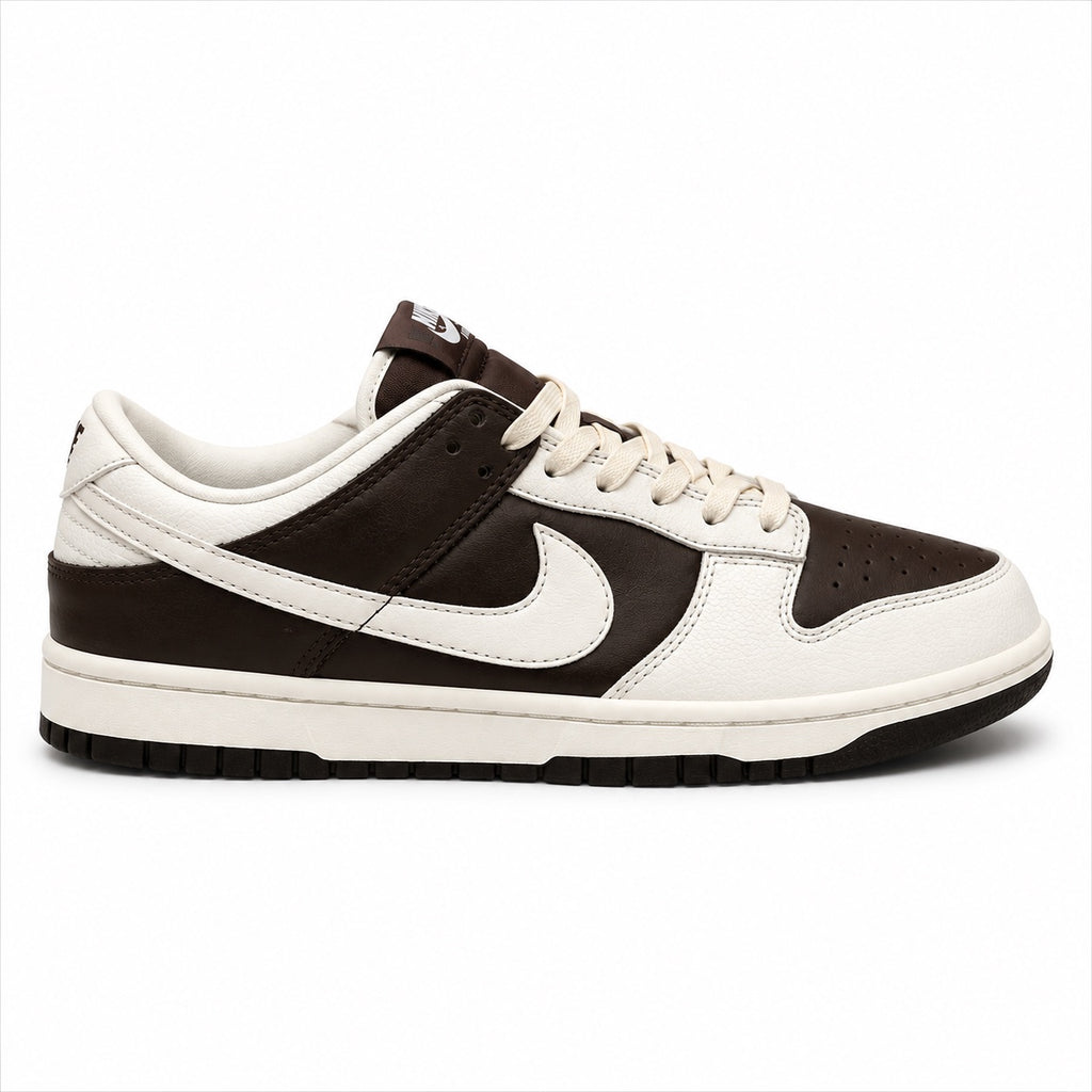 Nike Dunk Low Sail Dark Brown Sneakers