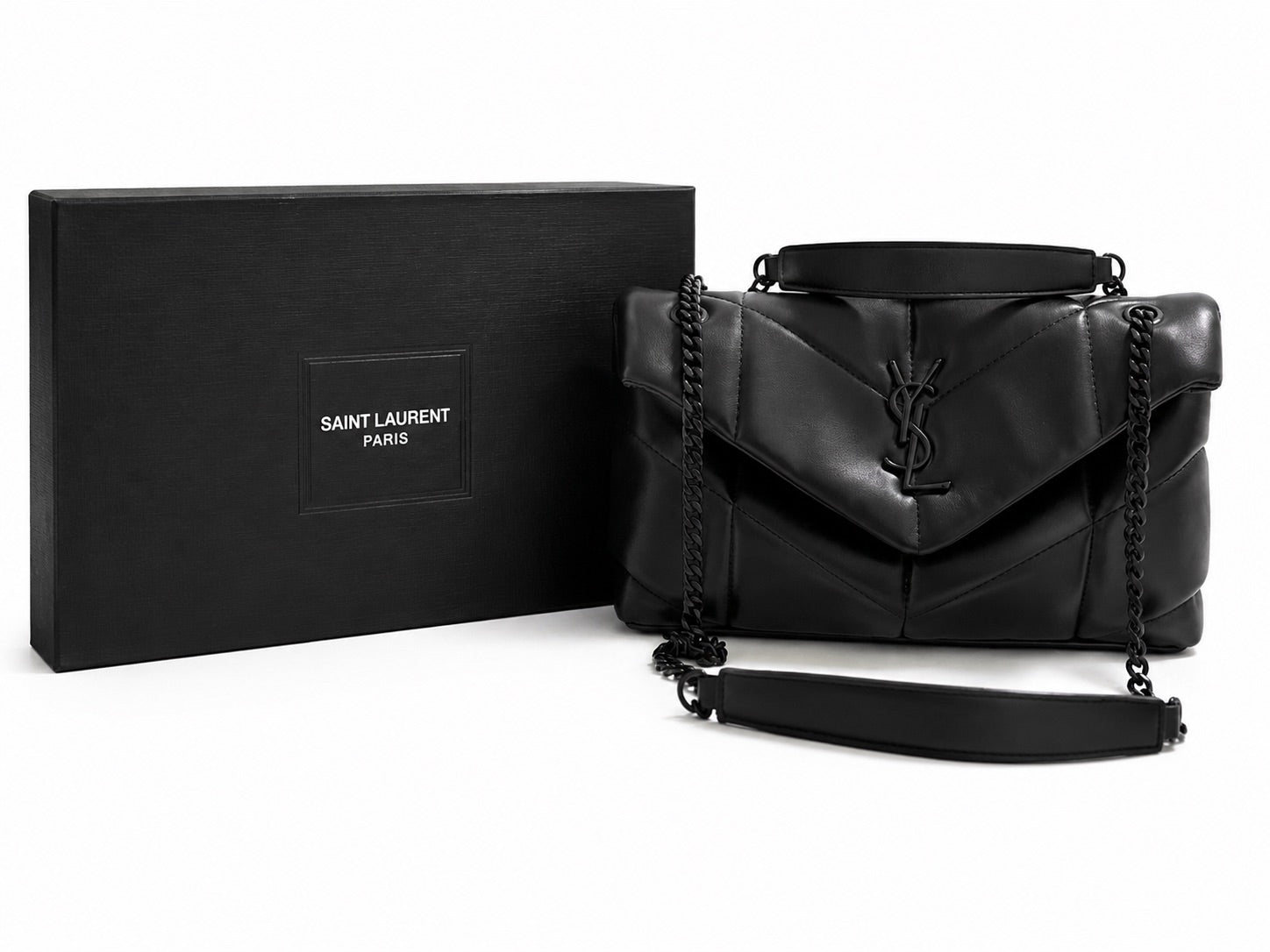 Saint Laurent Toy Puffer Bag - Black