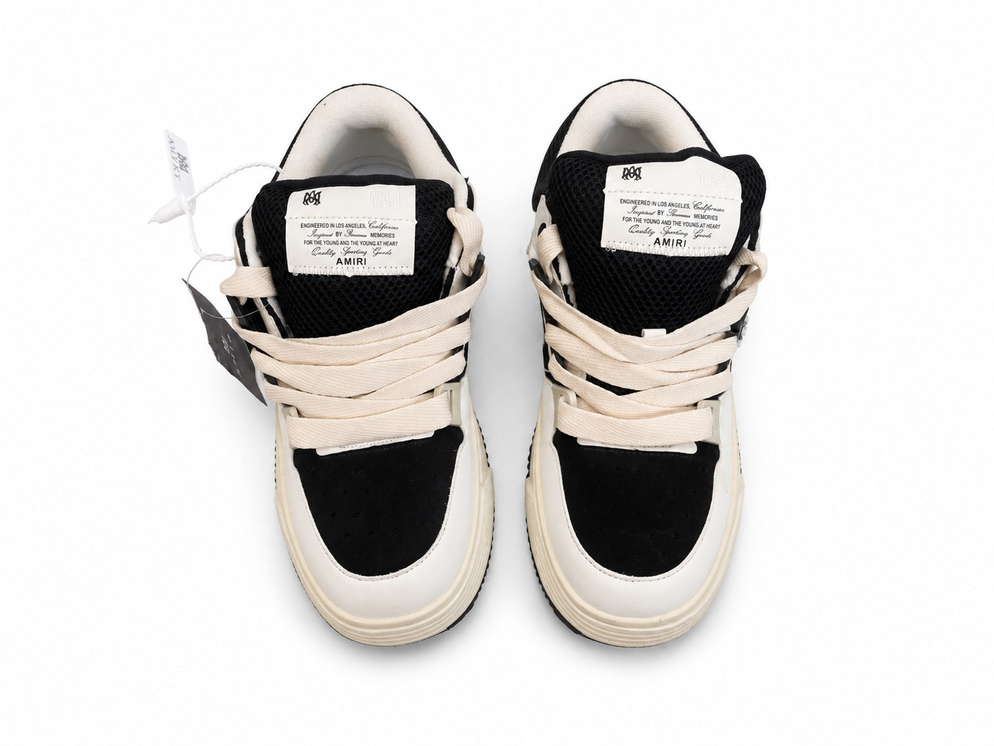 Amiri MA-1 Black White Sneakers