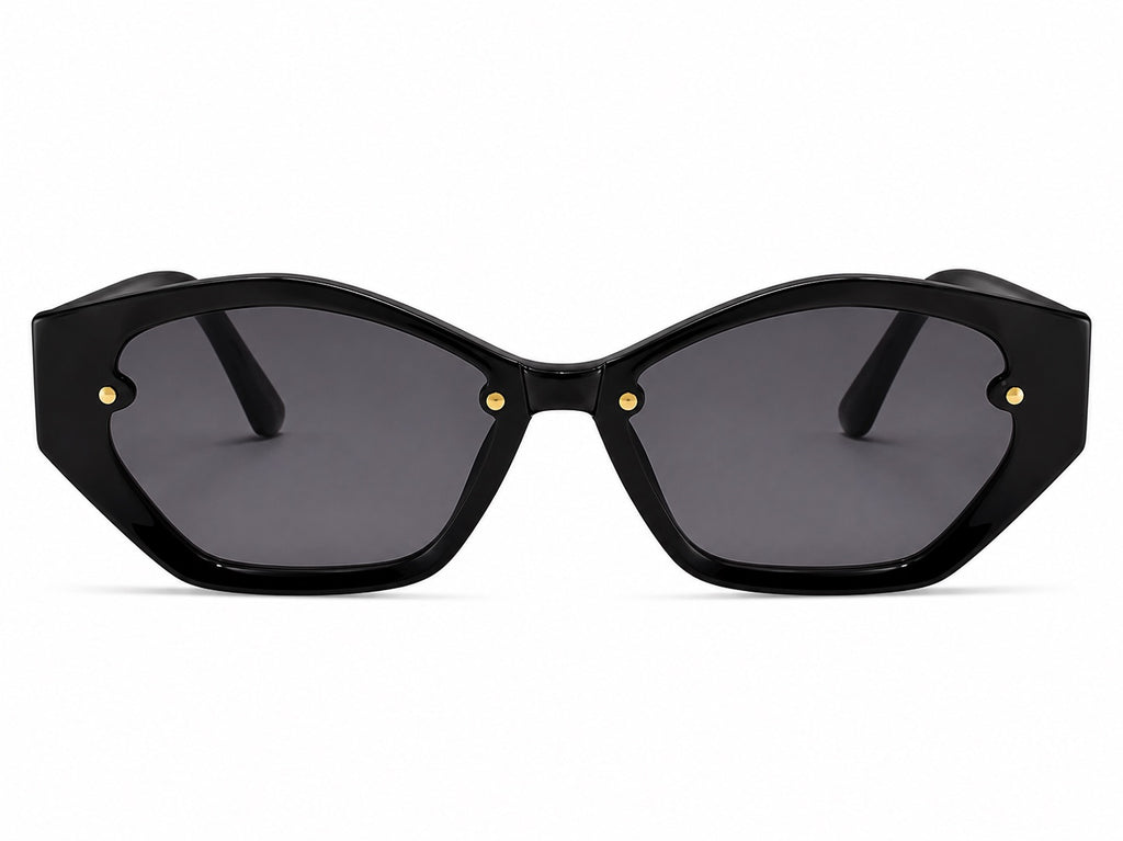 Dolce & Gabbana DG Geometric Sunglasses - Black / Gold