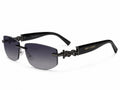 Saint Laurent Rimless Rectangle Sunglasses - Black / Grey