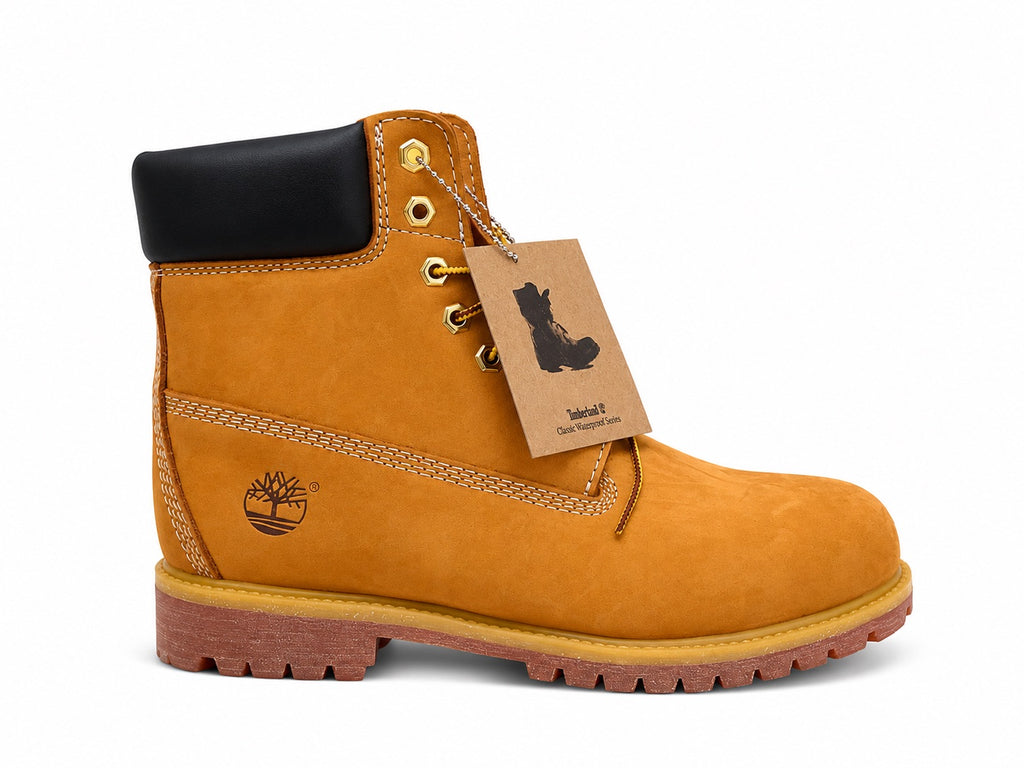 Timberland 6-Inch Premium Wheat Nubuck Boots