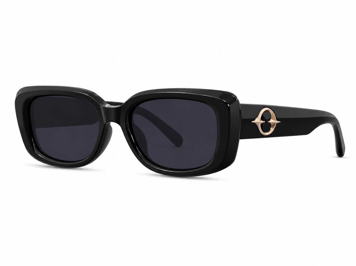 Gentle Monster The Bell 01 Sunglasses - Black / Gold