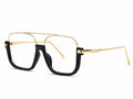 Black & Gold Square Optical Glasses