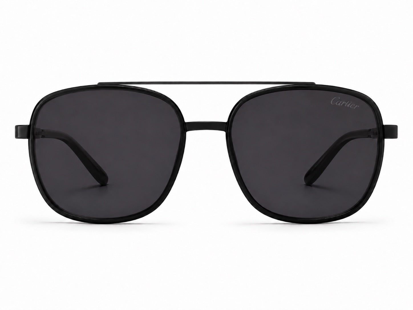 Cartier Navigator Sunglasses - Black / Black