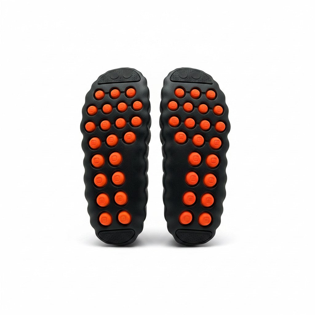 Nike Mind 001 Pregame Mules - Black / Hyper Crimson
