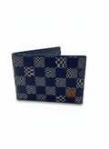 Louis Vuitton Navy Damier Bifold Wallet With Blue Interior