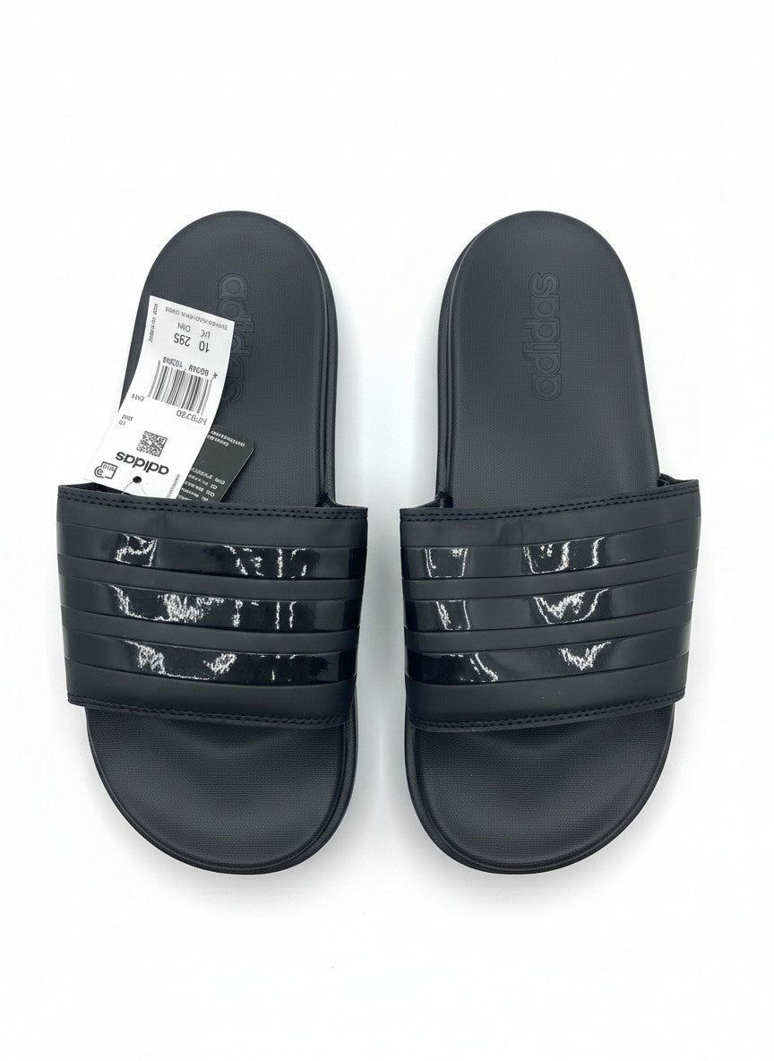 Adidas Adilette Platform Slides - Core Black / Core Black / Core Black