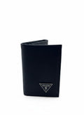 Guess By Marciano Black Card Holder With Triangle Logo Detail