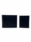 Guess Black Bifold Wallet & Card Holder Set With Embossed Logo