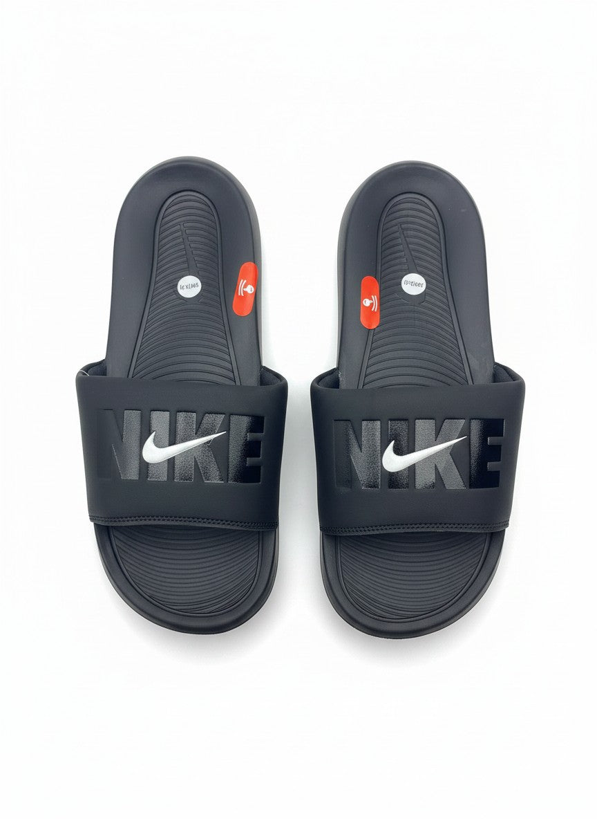 Nike Victori One Men’s Slides - Black / White / Black