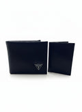 Guess By Marciano Black Bifold Wallet & Card Holder Set With Triangle Logo