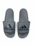Adidas Adilette Comfort Slides - Grey Two / Charcoal Solid Grey / Grey Two