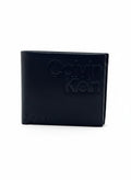 Calvin Klein Jeans Black Bifold Wallet With Embossed Logo Detail