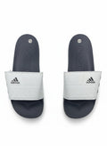 Adidas Adissage Slides - Cloud White / Core Black / Cloud White
