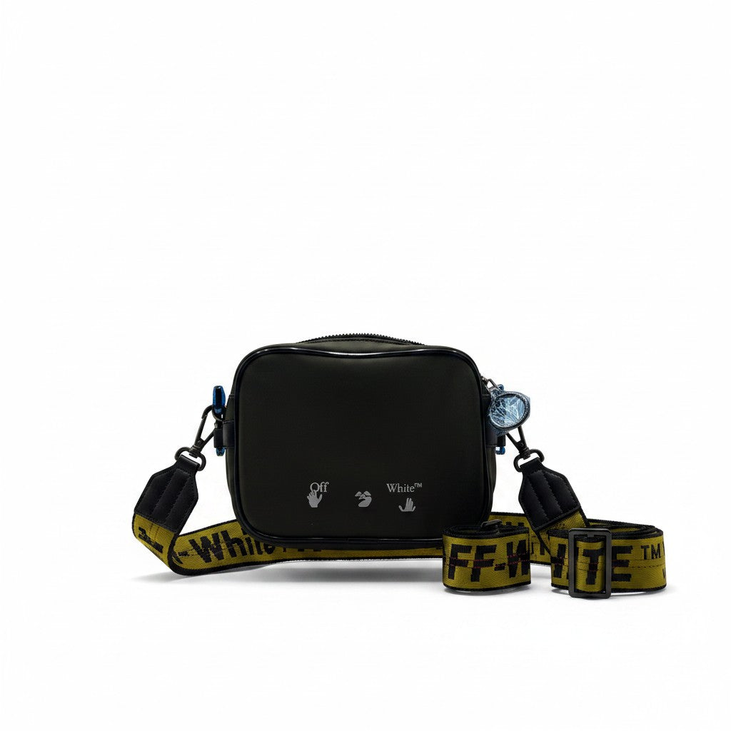 OFF-WHITE Double Pouch Shoulder Bag - Olive