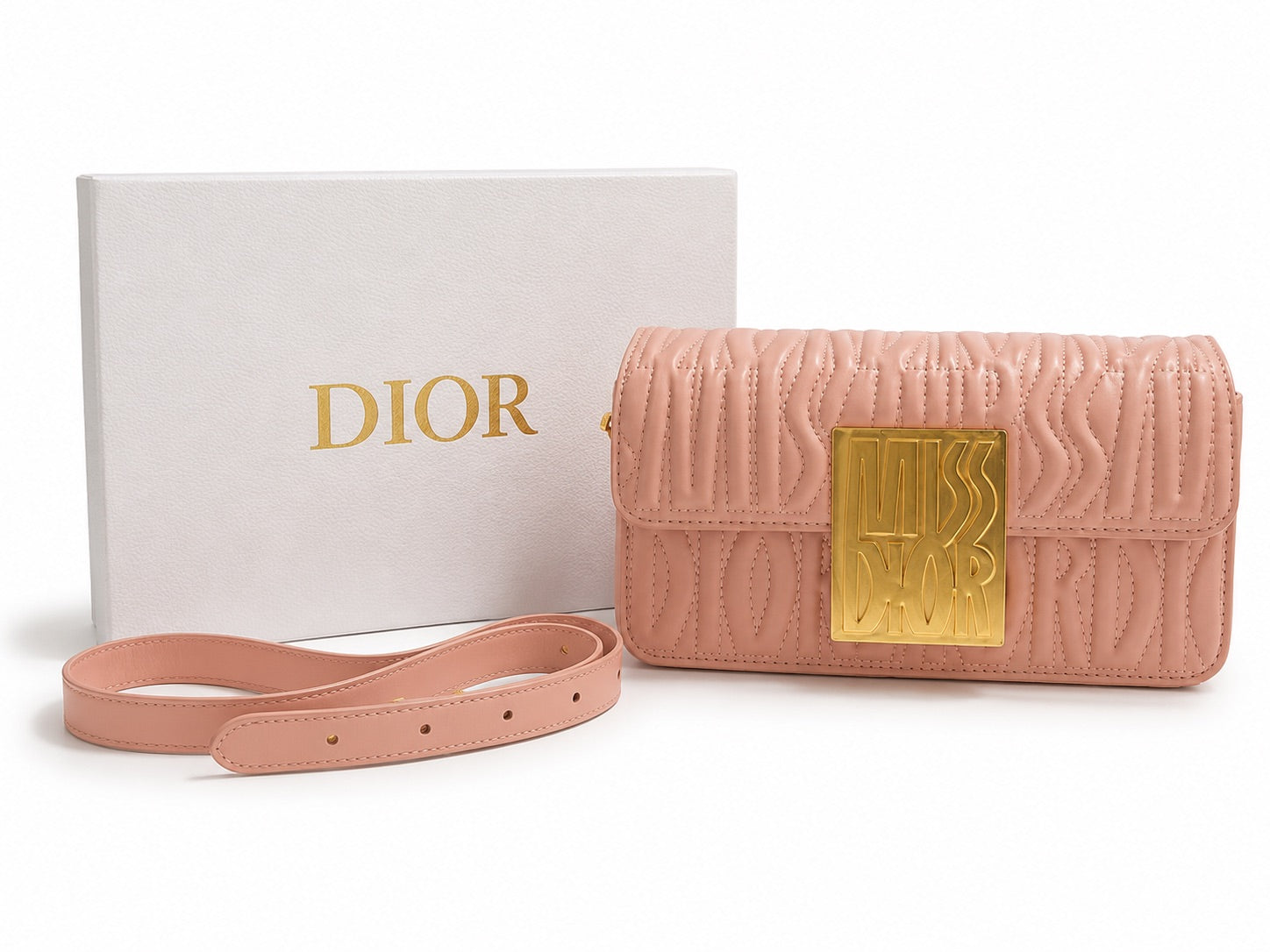 Dior Miss Dior Flap Bag - Pink