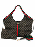 Gucci Giglio Tote Bag Black GG Monogram