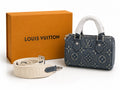 Louis Vuitton Nano Speedy - Blue Monogram Denim