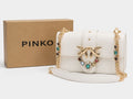 Pinko Love Mini Icon Jewel Bag White
