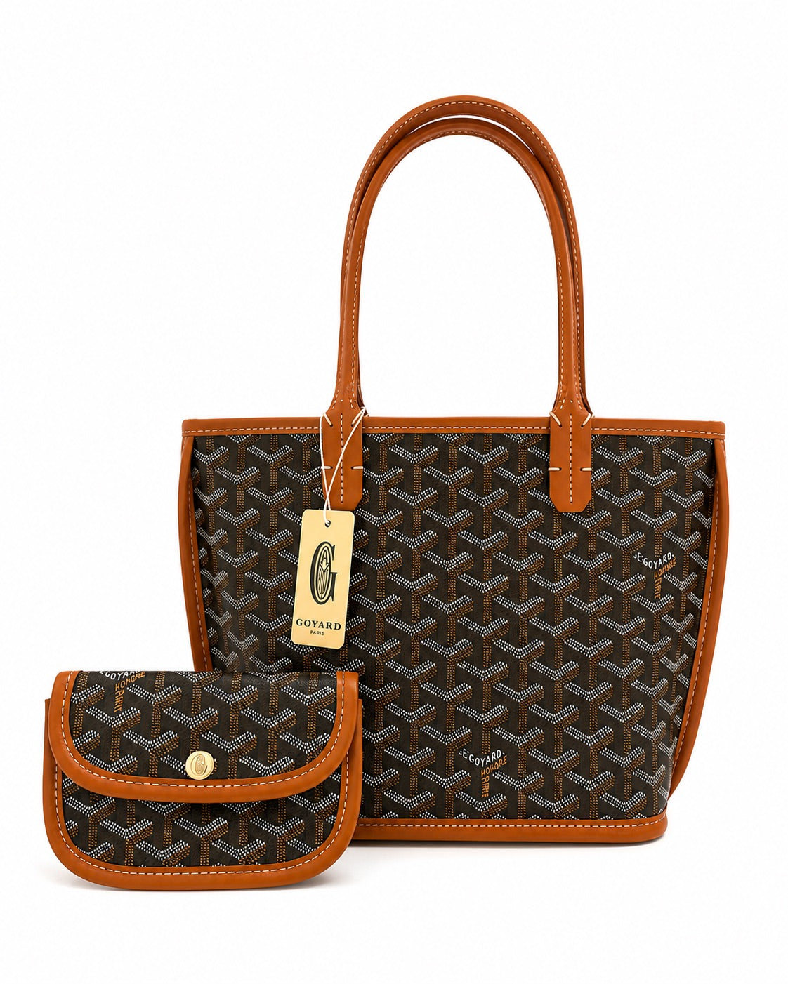 Goyard Saint Louis PM Bag Black & Tan