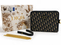 Dior 30 Montaigne Pouch With Chain - Blue Dior Oblique Jacquard