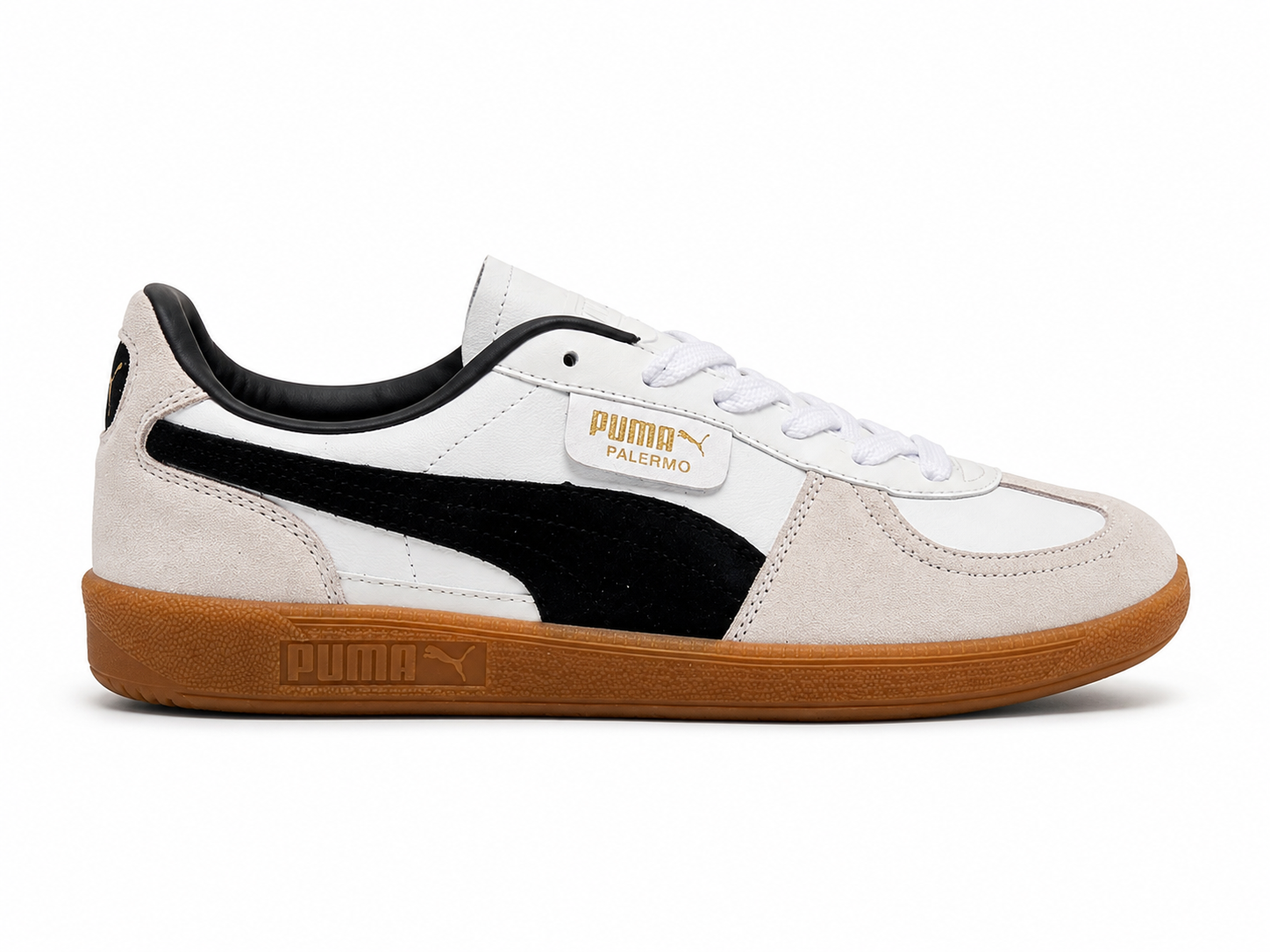 Puma Palermo White Black Gum