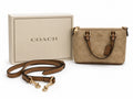 Coach Signature Gallery Tote Bag - Khaki / Brown
