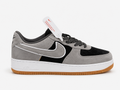 Nike Air Force 1 Low Grey Black Gum Reverse Swoosh