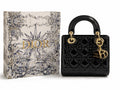 Dior Small Lady Dior Bag - Black Patent Cannage Calfskin