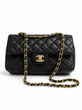 Chanel Classic 11.12 Handbag Black Lambskin & Gold-Tone Metal