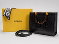 Fendi Sunshine Shopper Tote Bag - Black