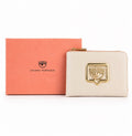 Chiara Ferragni Eyelike Wallet - Ivory / Gold