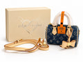 Louis Vuitton Nano Speedy - Blue Monogram Denim