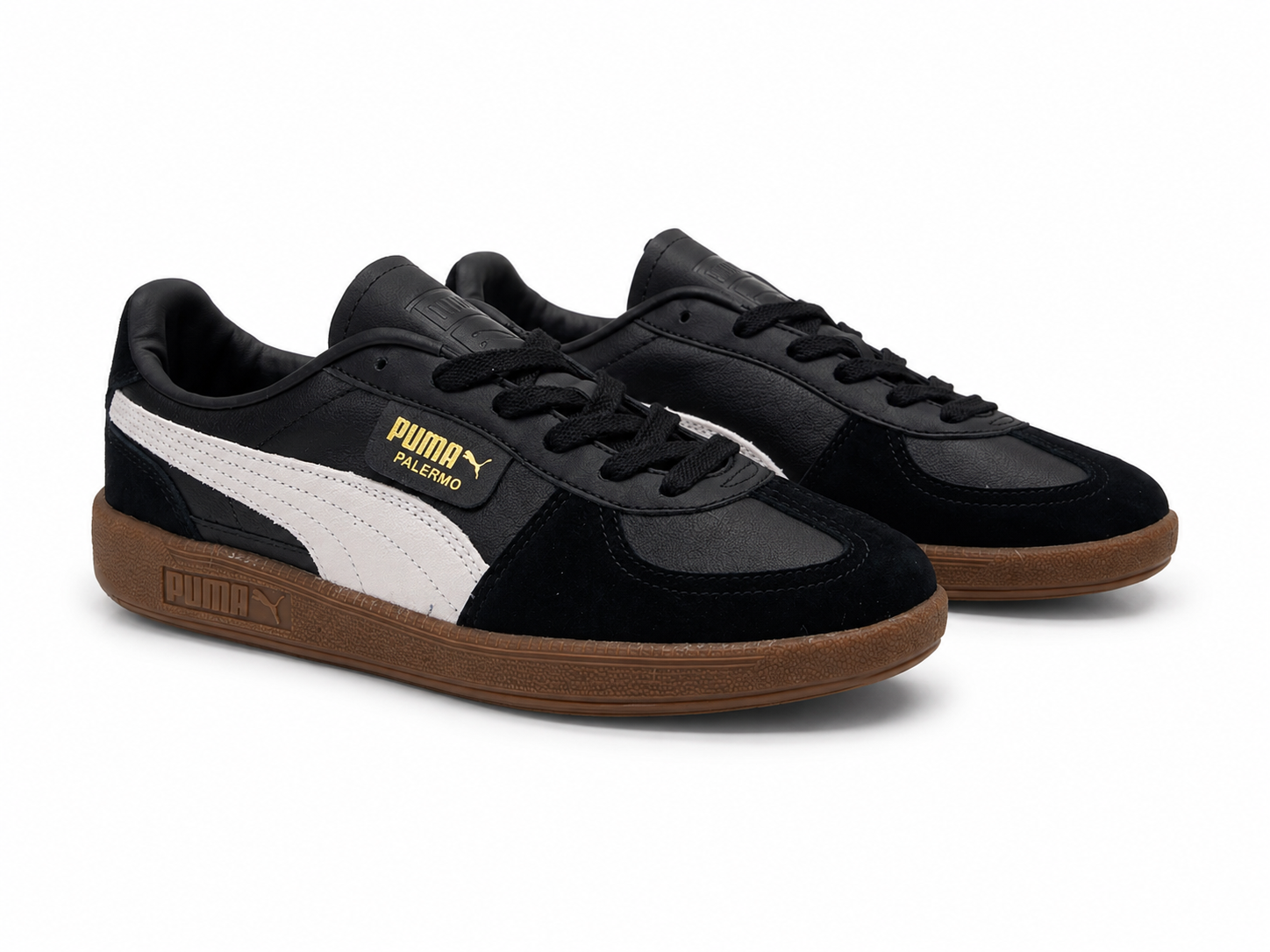 Puma Palermo Black White Gum